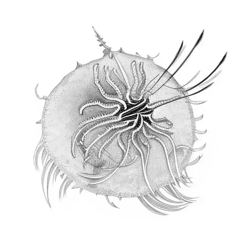 Kaneki Ken's Centipede With Red Spider Lily Details