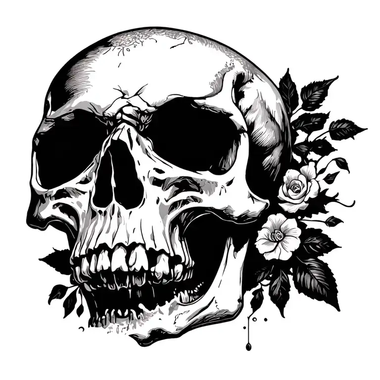 God Forgive But I Don't With Skull