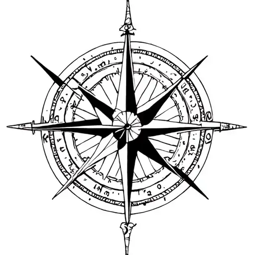 Nautical Star Compass Rose