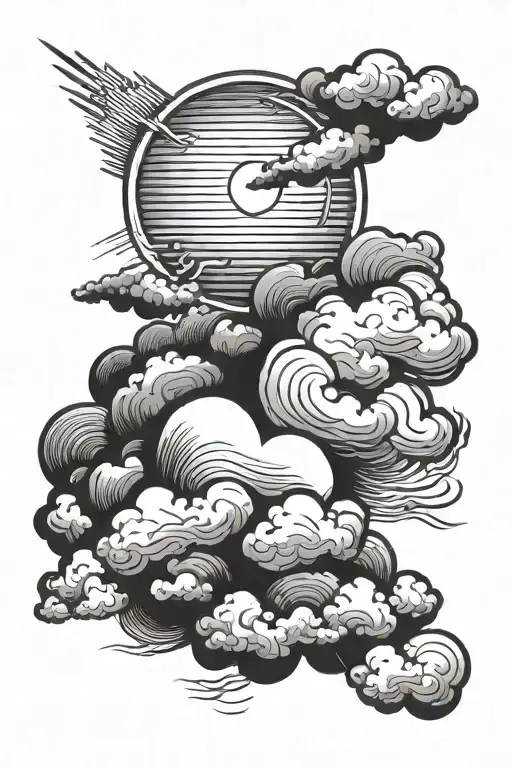 Clouds With Sun Rays