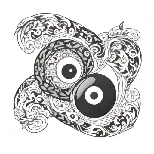 Ying Yang For Male Nerd