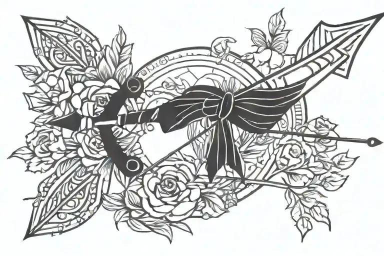 Arm Band With A Bow And Arrow