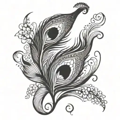 Peacock Feather Transforming