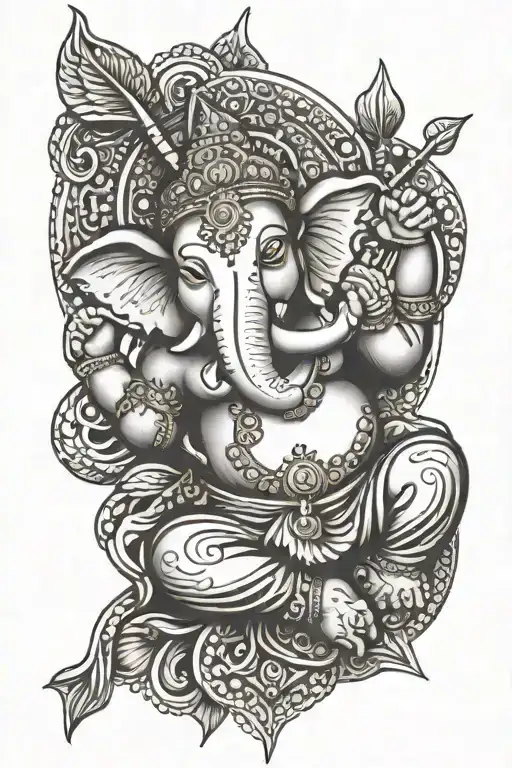 Ganesha Bow And Arrow