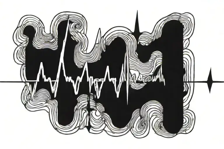 Heartbeat Line Design