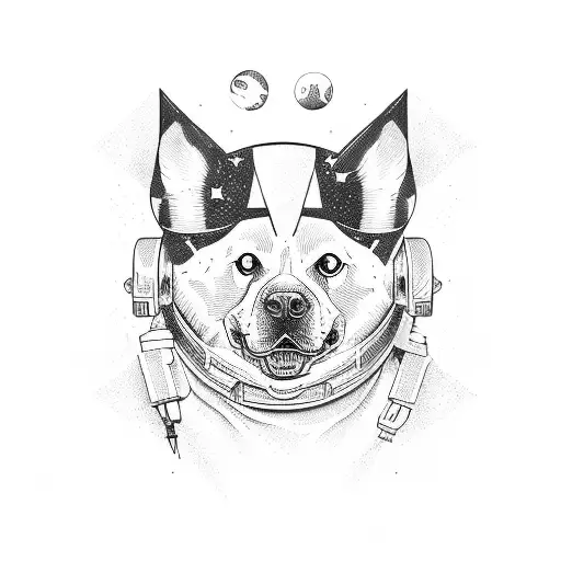 Astronaut Dog