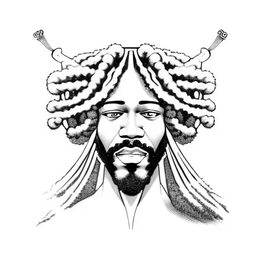 Afro Jesus With Dreadlocks