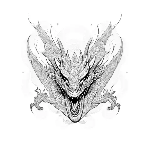 Shemrock With Dragon