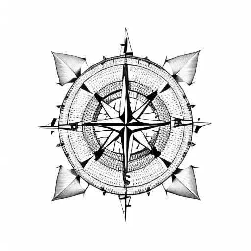 Navy Compass And Rosary