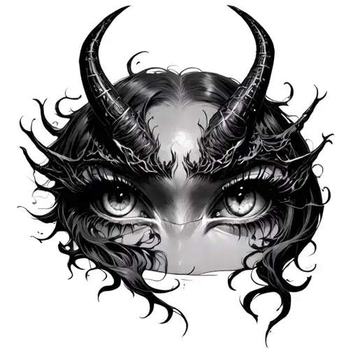 Demon Eyes Studying In The Clavicle