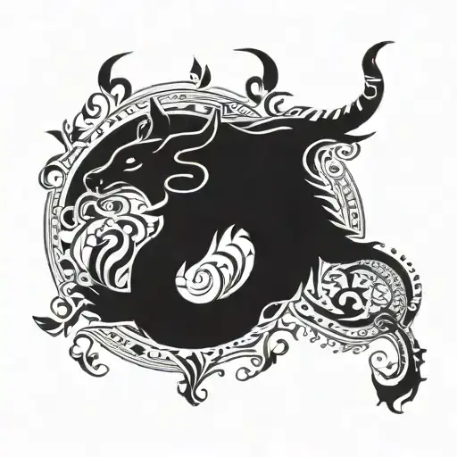 Combine Elements Of Slovakian And Scottish Folklore In A Unique Tattoo Design