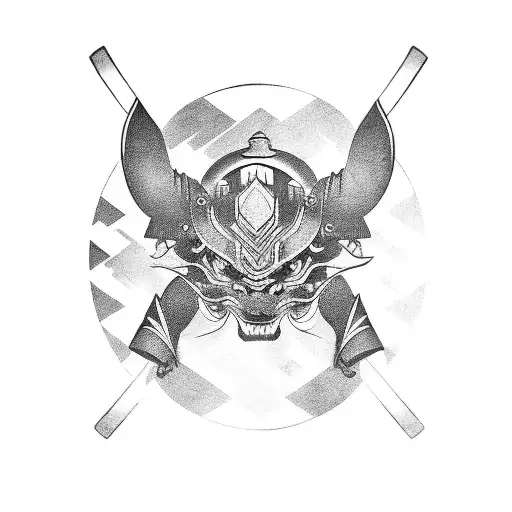 Samurai On The Whole Hand