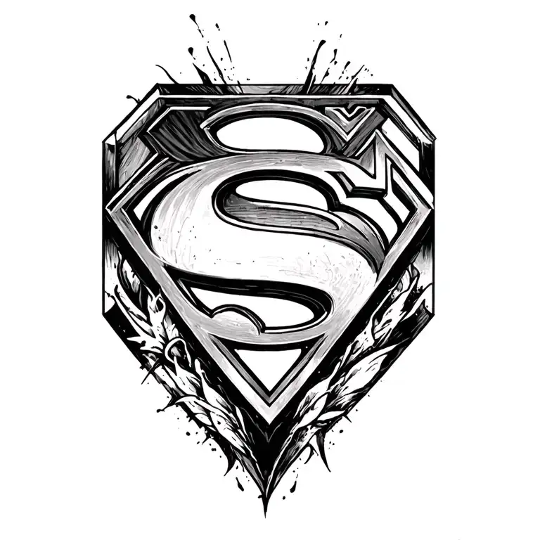 Superman Symbol Detorating