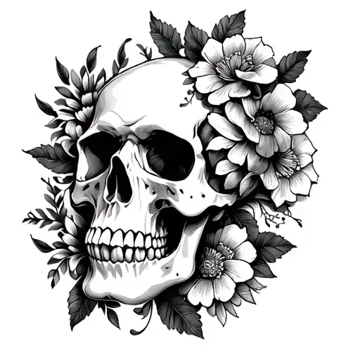 Skull Floral Patterns