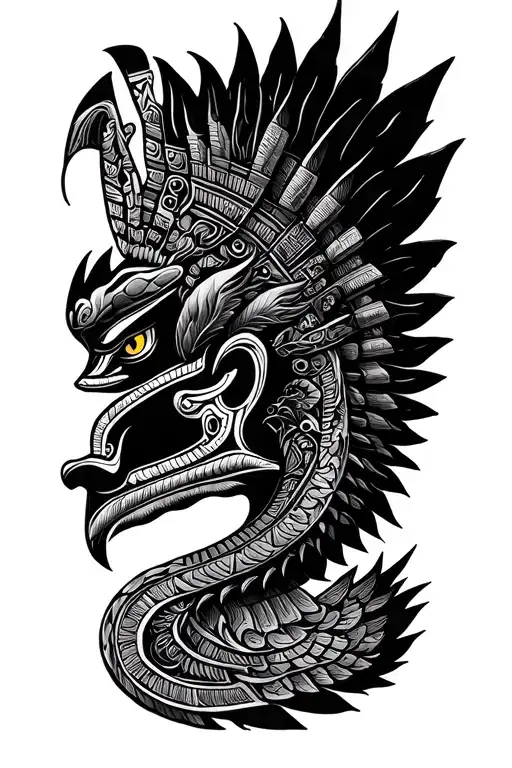Mayan God Quetzacoatl