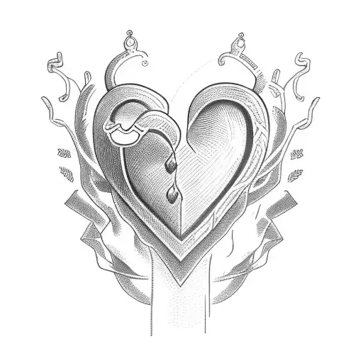 Heart With Two Hands And A Crown