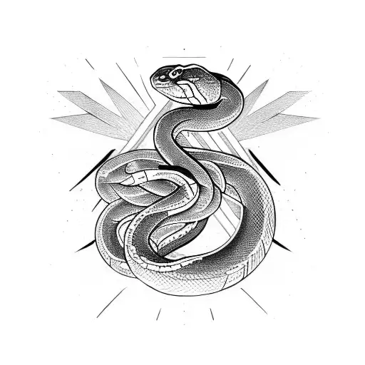 Snake Symbol Combined With Christianity