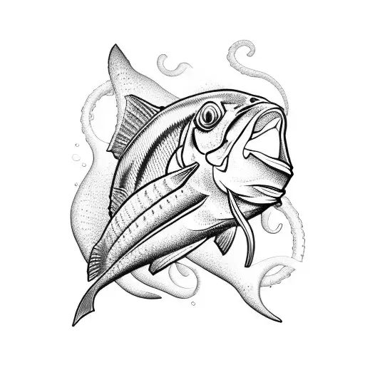 Nautical Commercial Fishing Sleeve