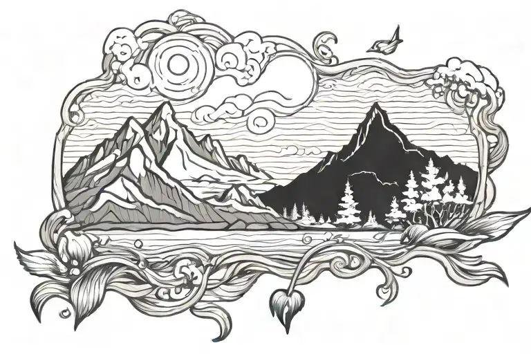 Mountain And Sea