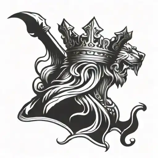 Chess Piece In Shape Of A King Card Design Inspired