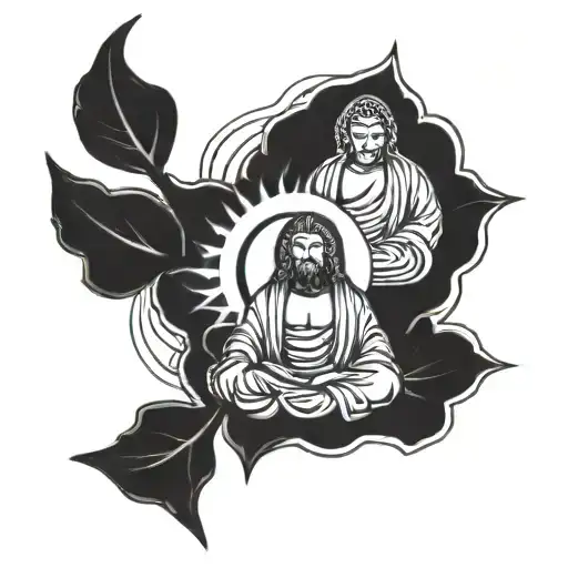 Jesus And Buddha Inner Peace Symbol Incorporated