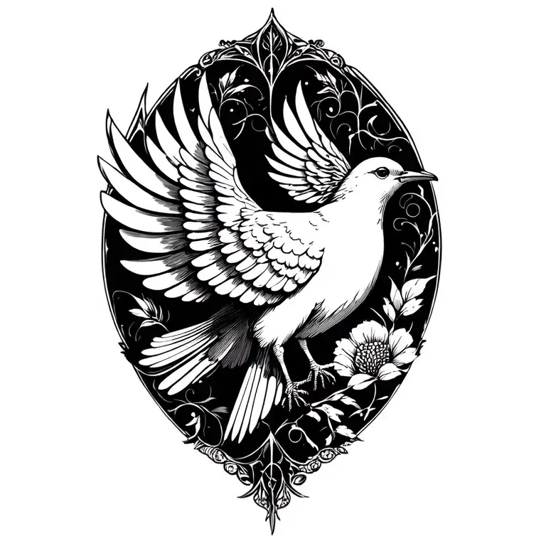 A Dove Next To Xxviii-ii-mmxiii