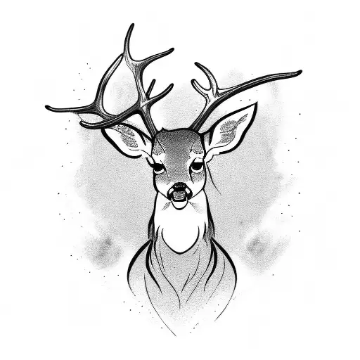 Deer With Phrase Be Loyal To What Matters