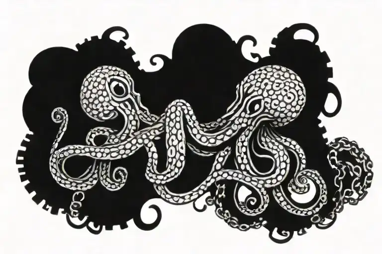 Octopus And Chains Forming