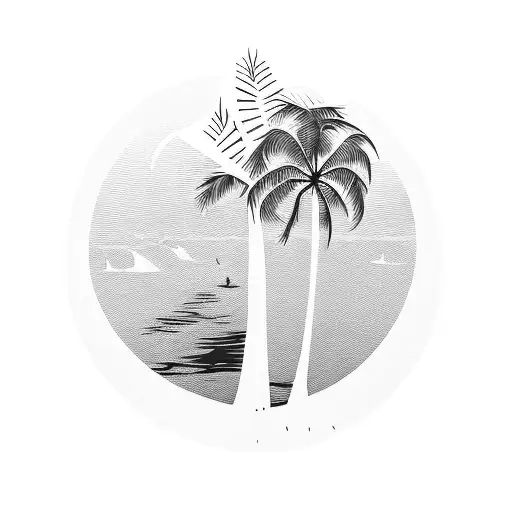 Palm Tree Ocean