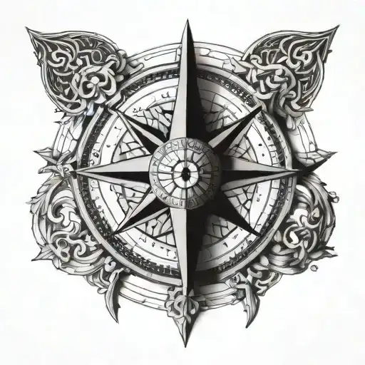 Incorporate A Carpenter's Compass Into A Mandala Design
