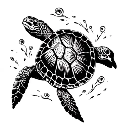Turtle Swimming