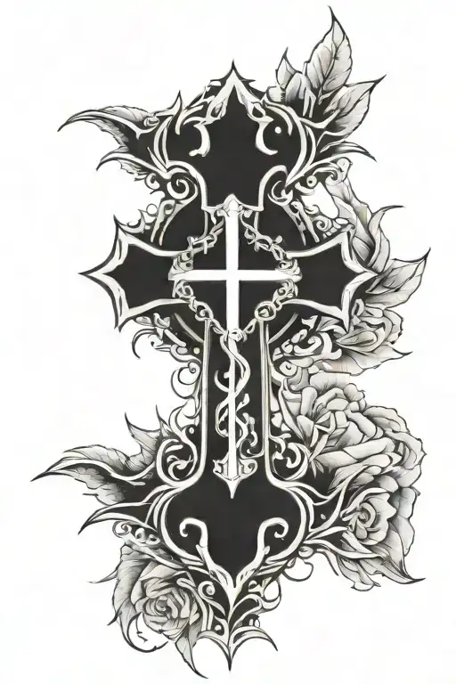 Cross Memorial For Father