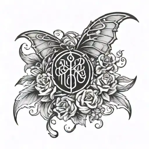Sleep Token Band Logo And Gothic Inspired Tattoo Design