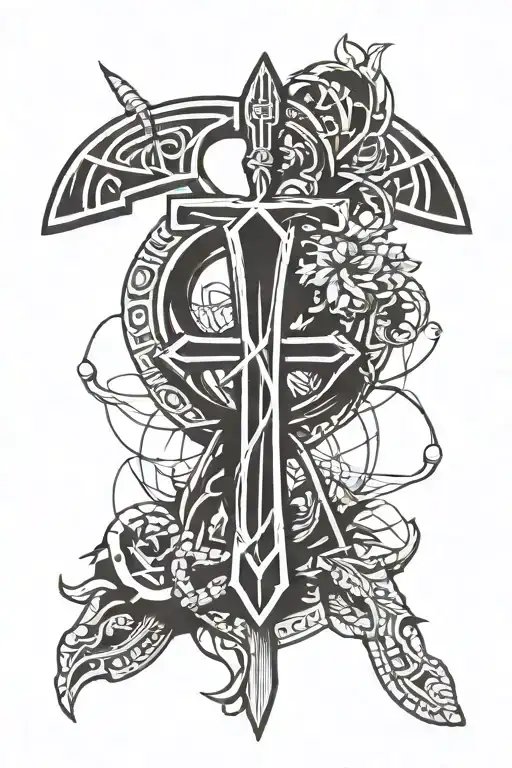 Casual Ankh Symbol But The Lines Has To Be Equal
