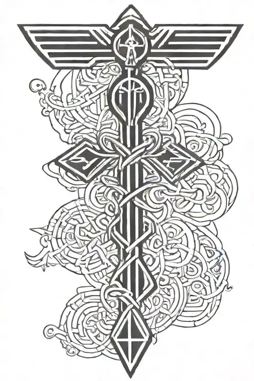 Simple Ankh Symbol But The Lines Has To Be Equal
