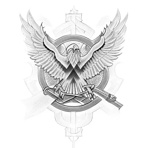 Christian Cross Eagle