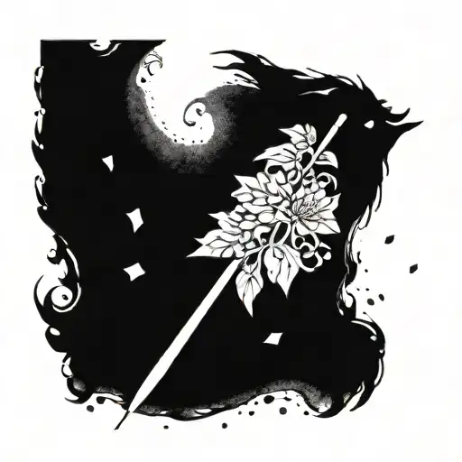 Berserk Brand Of Sacrifice With Petals Falling