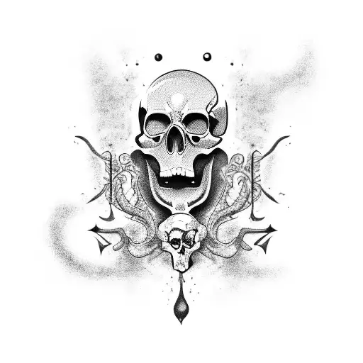Alchemy Raven Skull