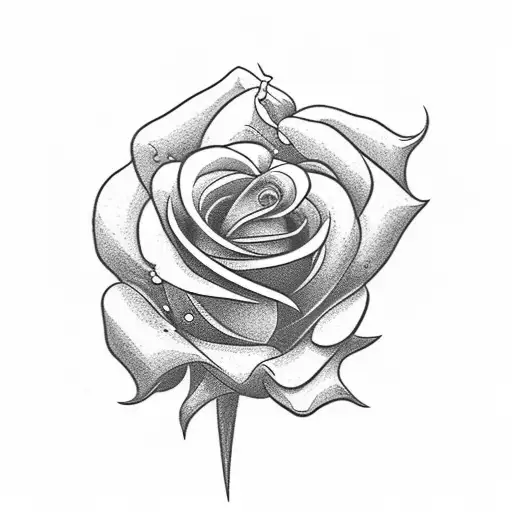 Rose And Irish Clover Flower