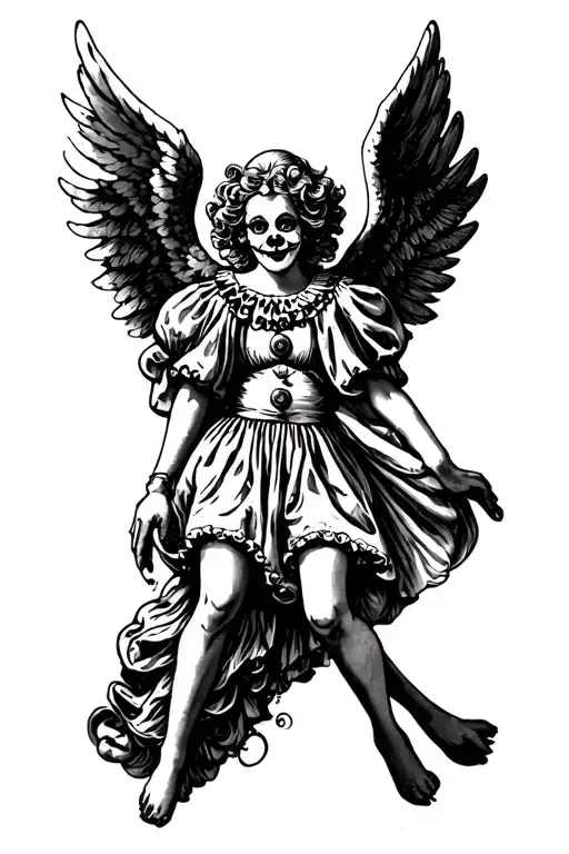 Angel And Clown