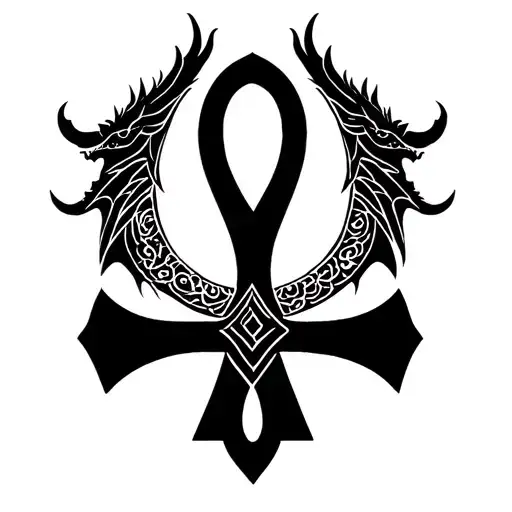 Ankh And Dragon