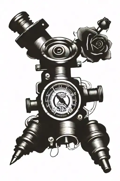 Spark Plug Rose Speedometer