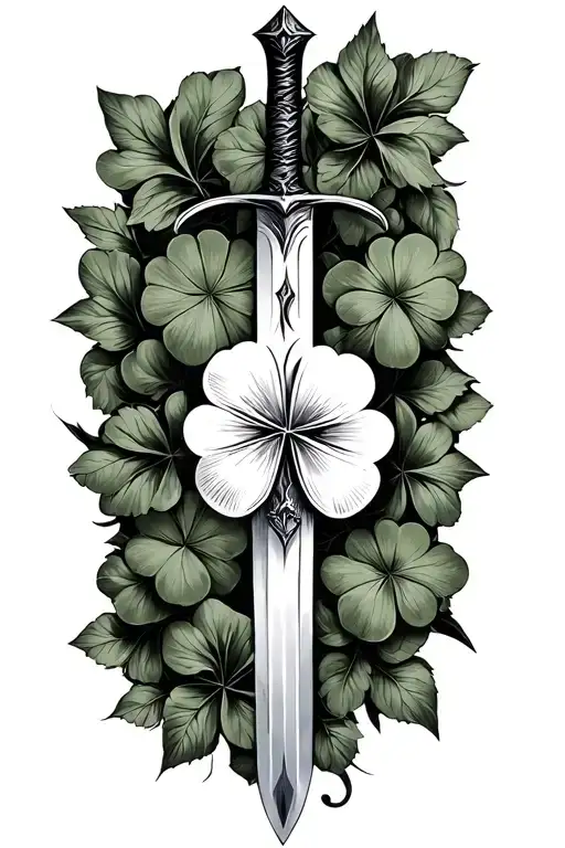Nero Sword Dmc 4 Leaf Clover