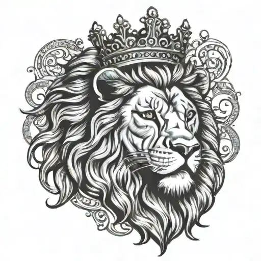 Lion With A Crown