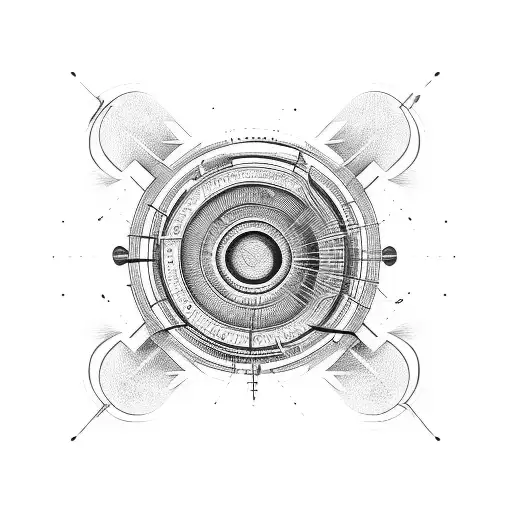 Aperture With Guitar Strings