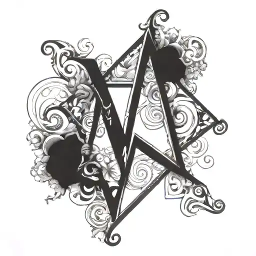 Twin Father Letter A