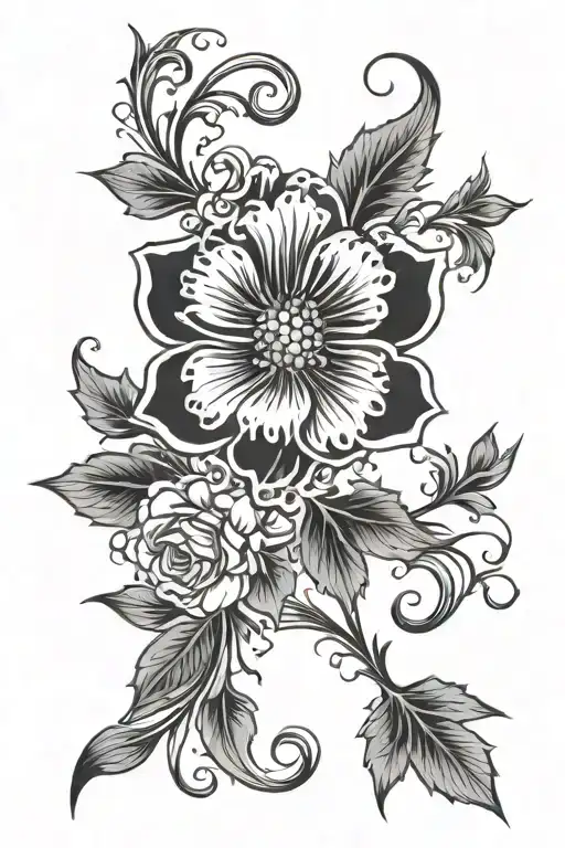 Goth Flower Surrounded