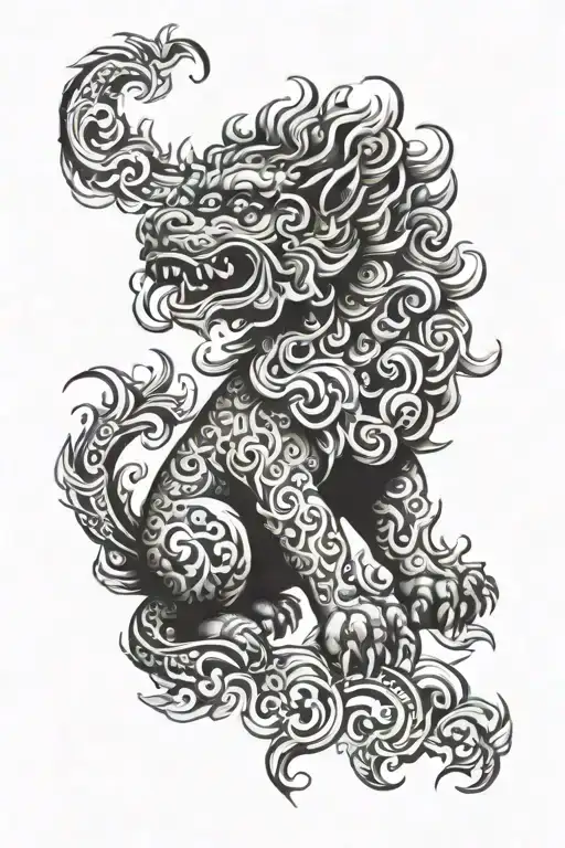 Symetrical Foo Dog