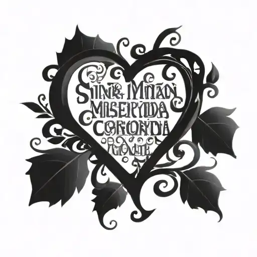 Latin Quote Sine Misericordia