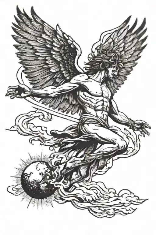Icarus Falling From The Sun